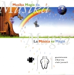 Portada del CD Musika magia da  ([Donostia]: Kutxa, Gizarte-Ekintza, Gaztetxoen elkartea, D.L. 1999)